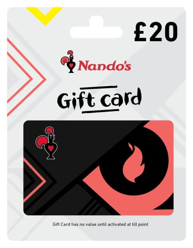 Nando's Gift Card - Delivered via post - 20 - Standard