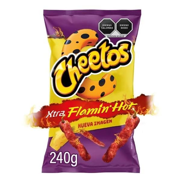 Sabritas Cheetos Xtra Flamin Hot 240g