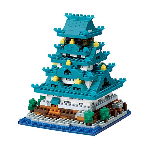 nanoblock - World Famous Buildings - Osaka Castle, Sight to See Series Building Kit