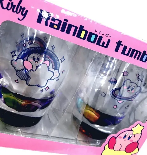 Kirby Acrylic Rainbow Tumbler
