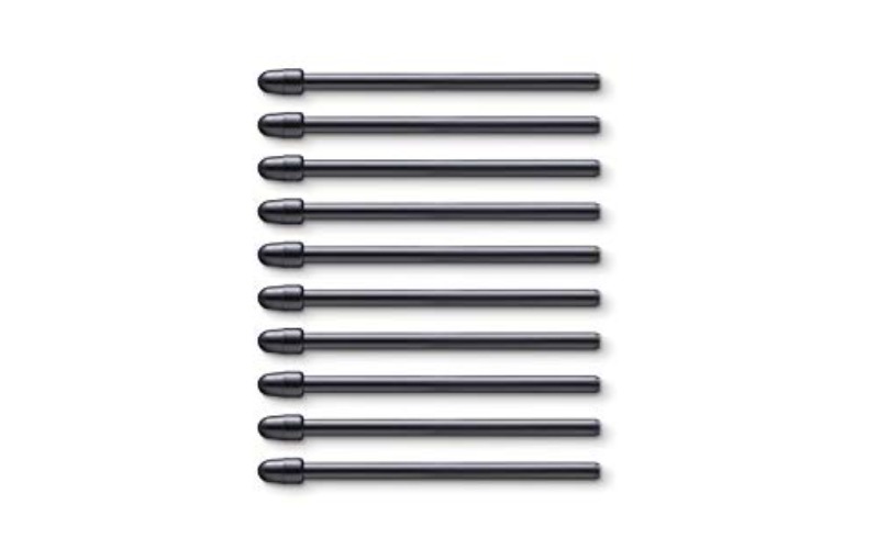 Wacom ACK22211 Kit 10 Standard Tips for Pro Pen 2, Black - Single
