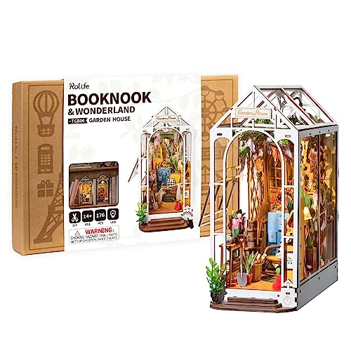  Wimlade DIY Book Nook Kit, Miniature Book Nook kit