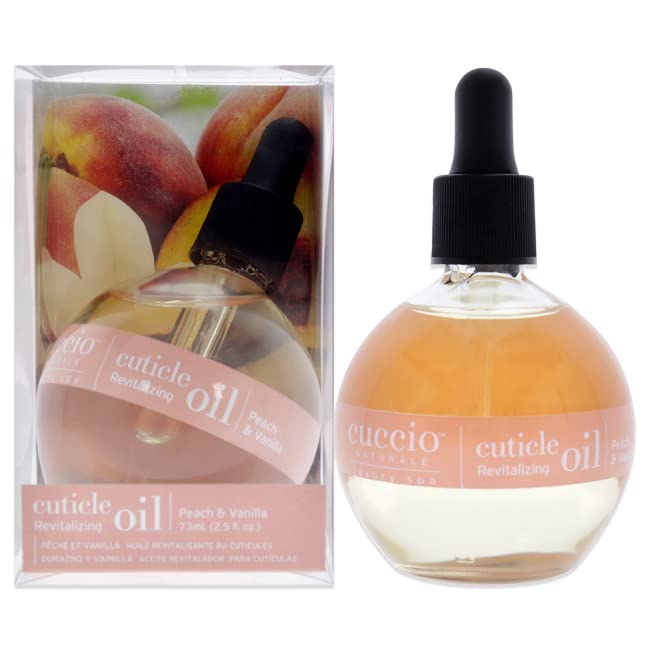 Cuccio Naturale Revitalising Cuticle Oil (75ml) 2.5oz Peach & Vanilla