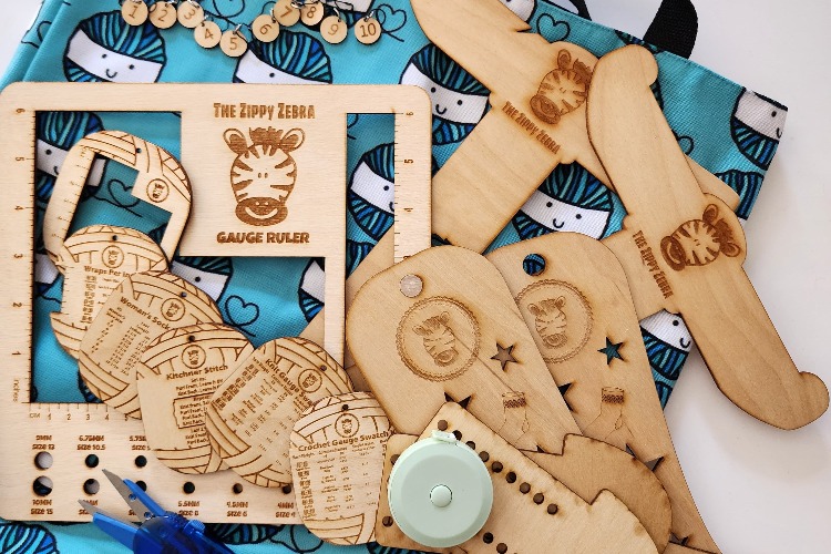 Ultimate Notions Gift Box for Knitting and Crochet from The Zippy Zebra | Default Title
