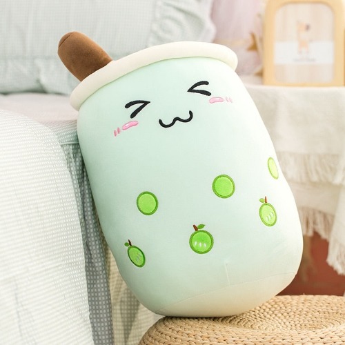 Boba Tea Plush (Dozens of Colors/Sizes) - Apple / 50cm