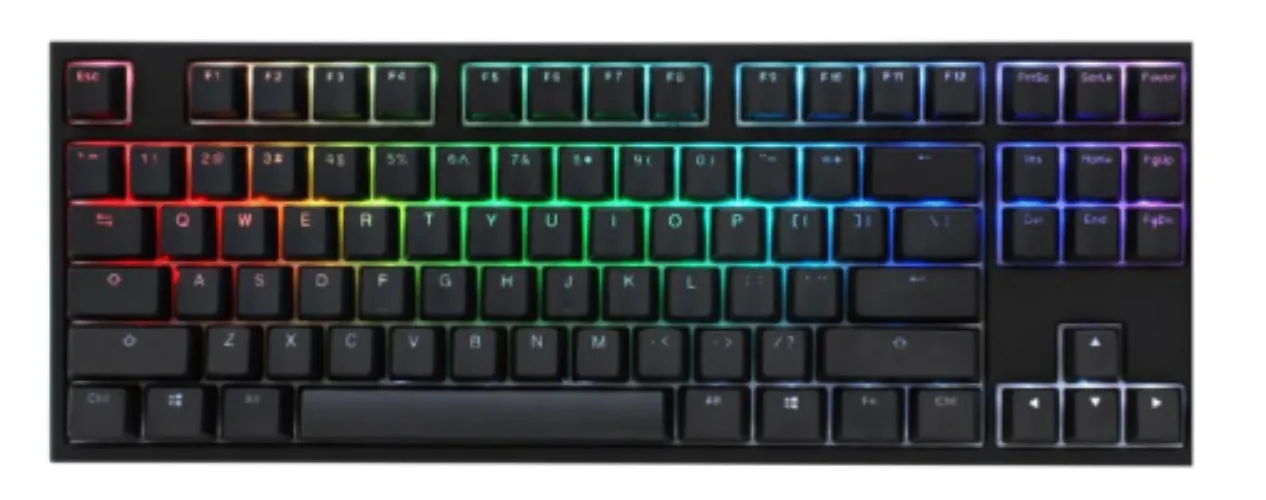Ducky One 2 RGB TKL RGB LED  Double Shot PBT Mechanical Keyboard