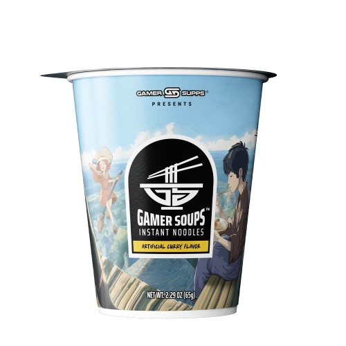 Gamer Soups Instant Noodles - Curry (Single Cup)
