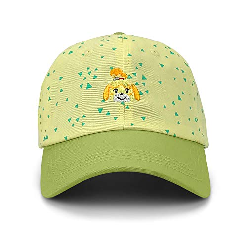 Controller Gear Animal Crossing Hat Baseball Cap - Isabelle, Green - Buckle Closure