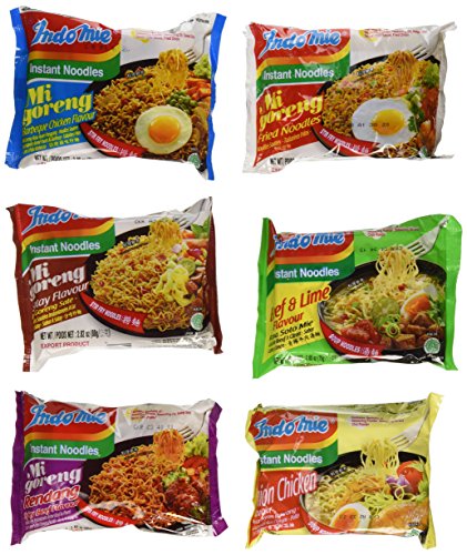 Indomie Variety Pack - 1 Case (30 Bags) - Standard Packaging