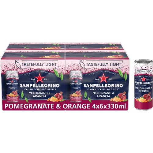 San Pellegrino Pomegranate & Orange 24x330ml