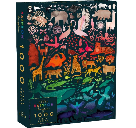 Elena Essex 1000 Piece Jigsaw Puzzles for Adults - Rainbow Kingdom | Jigsaws 1000 Pieces for Adults | Jigsaw Puzzle Presents for Women | Pride Gradient Puzzle | Adult Jigsaw Size 50x70cm