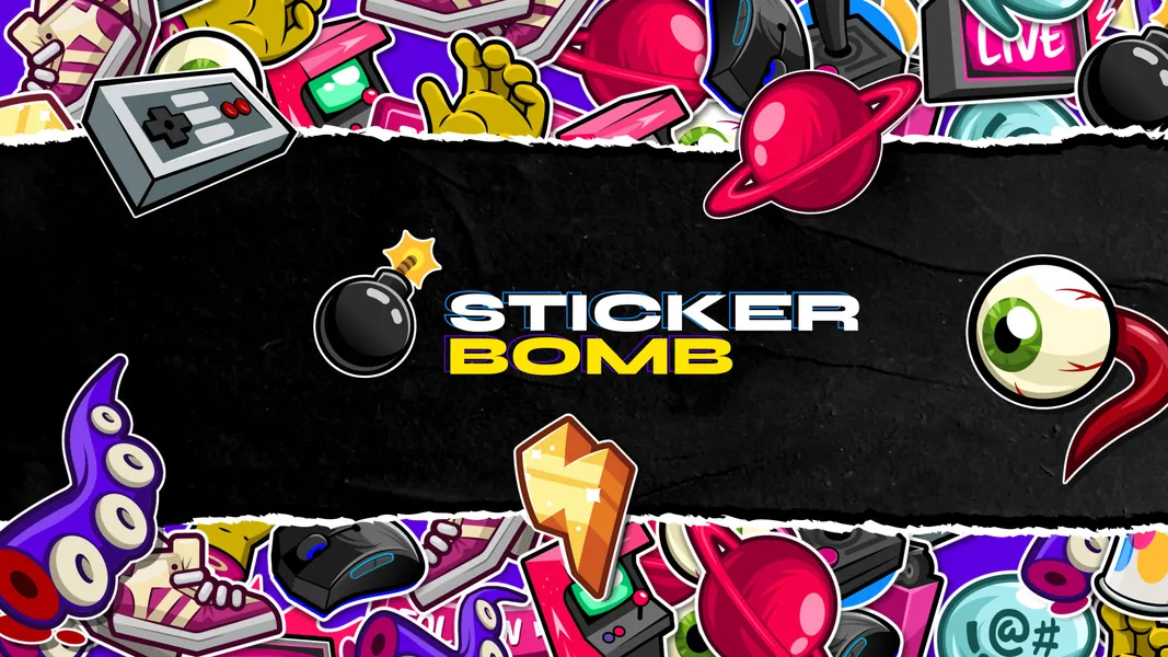 Stream revamp W/Sticker Bomb - Stream Pack - Nerd or Die