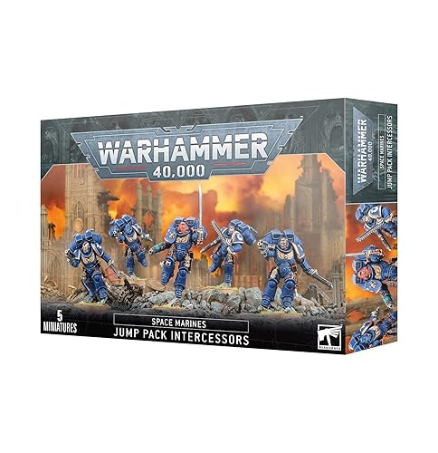 Games Workshop - Warhammer 40,000 - Space Marines: Jump Pack Intercessors, Blue