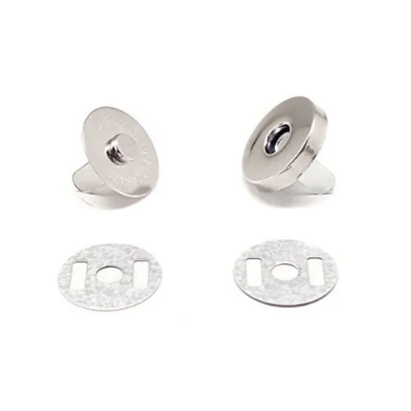 GUANLANG 20 Sets Magnetic Button Clasp Snaps 18mm - Great for Sewing, Craft, Purses, Bags, Clothes, Leather