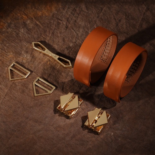 Soul Snatch | BDSM: "Cuff Me" Leather Bondage Wrist and Ankle Cuff Set | 2-piece Set (Brown)