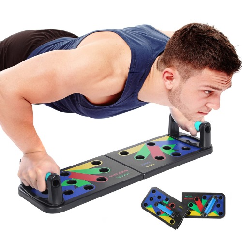 Push Up Board Fitness Equipment-Push up bar Core Muscle Trainer for Home Office Workout-Portable Fitness Exercise Tools Workout Push-up Stands - Adjustable Pushup Board for Muscle Training
