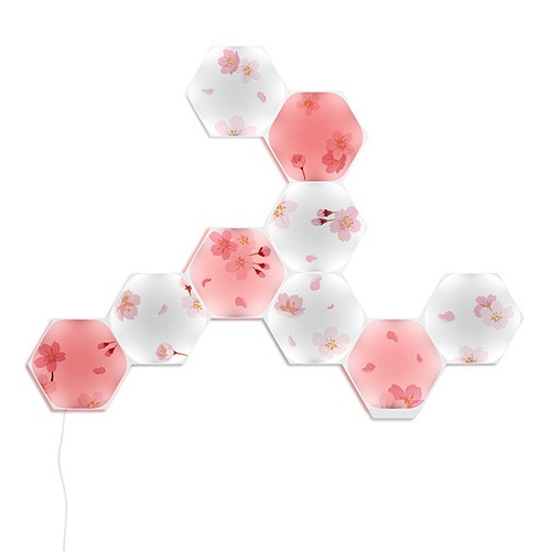 Nanoleaf Shapes Cherry Blossom Hexagons Starter Kit [Japan / Korea Limited Design]  Collectible

