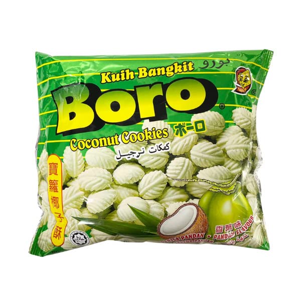 Boro Coconut Cookies Pandan 110 g