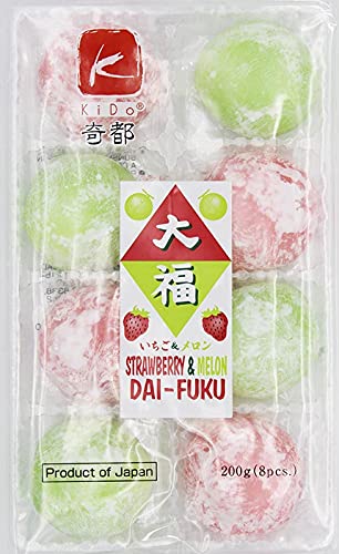 Kido Daifuku, Mochi (Strawberry & Melon), 200 g