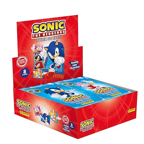 Panini Sonic ‘Gotta Go Fast’ - x18 Packs Trading Card Collection-x18 - x18 Packs