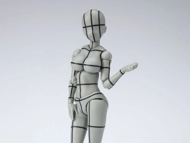 Fem Body-Chan with Wireframe