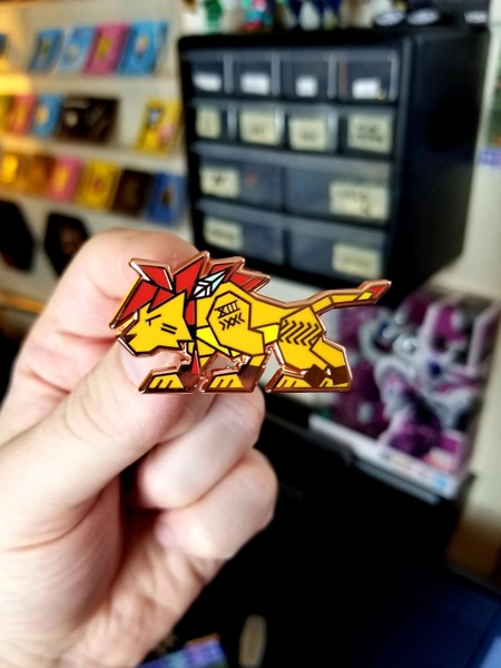 Red XIII - FFVII Geomateria Hard Enamel Pin Final Fantasy VII FF7 Inspired