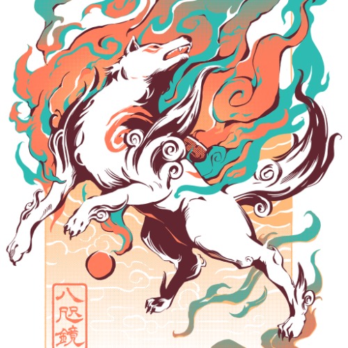 Ōkami Solar Flare Long-Sleeved Shirt