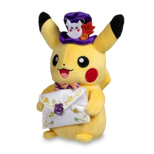 Pikachu Pokémon Pumpkin Celebration Poké Plush - 8 ¾ In.