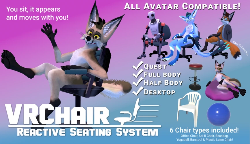VRChair - Reactive Seating System for VRChat
