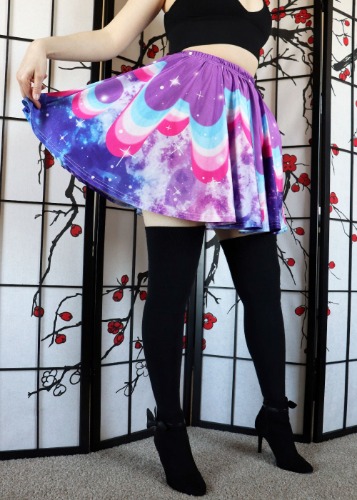 Bomb Pop Skater Skirt With Pockets