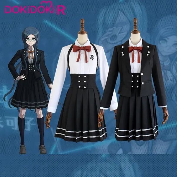 DokiDoki-R Game Danganronpa Cosplay Tsumugi Shirogane Costume Women Halloween Danganronpa V3: Killing Harmony Cosplay Costume | M