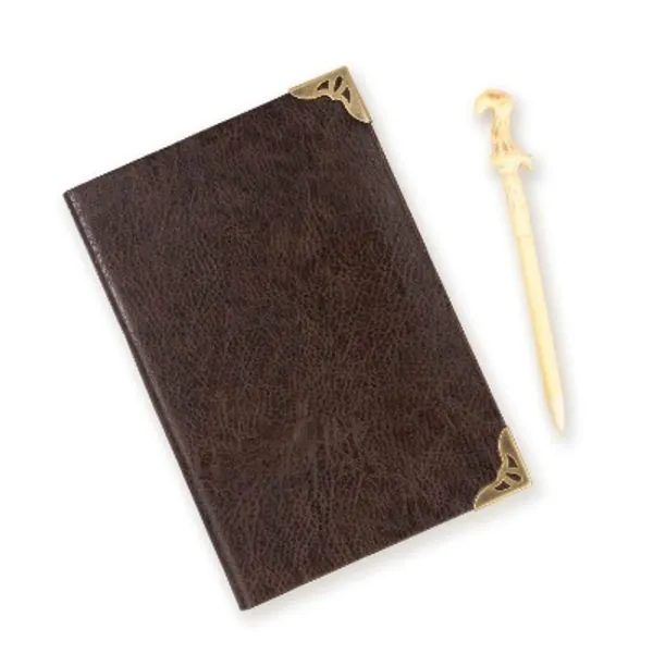 Harry Potter Tom Riddle Journal with Voldemort Wand Pen - 192 Blank Pages - 8.5" x 6"