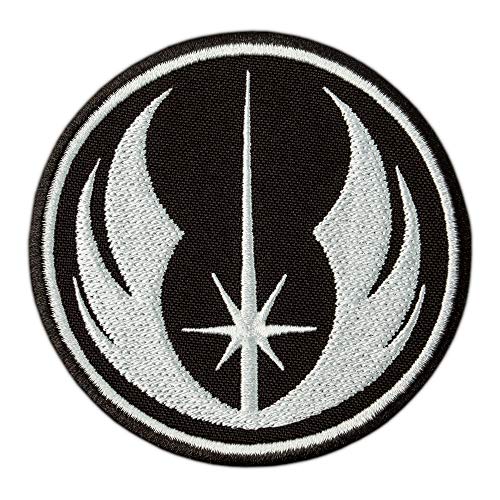 Star Galaxy Round Patch - Jedi Order Emblem - Embroidered Iron On Applique Badge Patch - for Jackets, DIY and Backpacks - Size: 3.5 inches