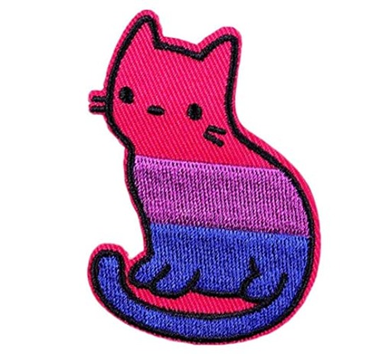 Pride Patches Rainbow Cat Embroidered Patches Gay Embroidered Sew on/Iron on Patches Embroidered Patches Iron On Embroidered Appliques Cool Patches for DIY Jeans Jacket Clothing