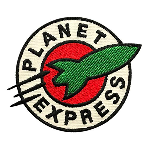 Futurama Planet Express Embroidered Iron on Sew on Patch (2.5 inch)