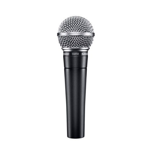 Shure SM58 Dynamic Vocal Microphone - No cable; no switch
