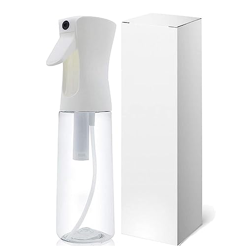 VIGOR PATH Hair Spray Bottle - Continuous Spray Nano Fine Mist Sprayer - Empty Spray Bottle - Reusable Beauty Spray Bottle - Cleaning, Hairstyling & Plants - 10.1oz/300ml (Pack of 1)