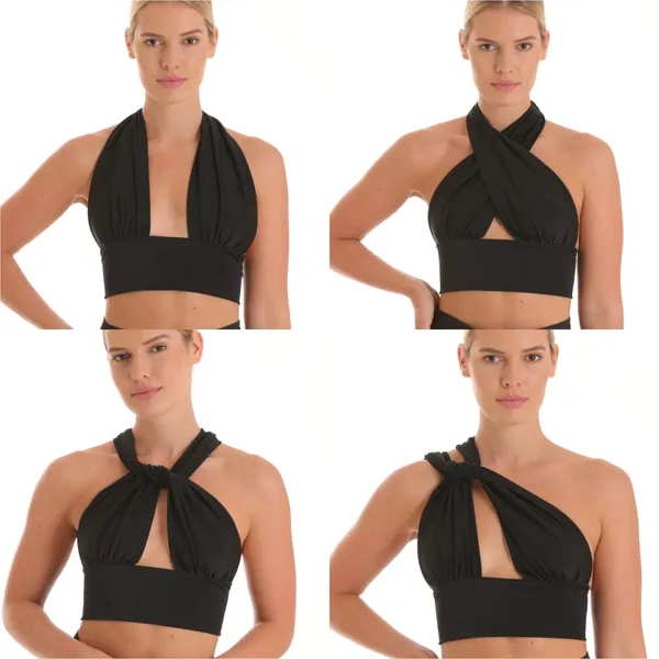 Balia 8 Way Top by Baliawear - Standard / Black