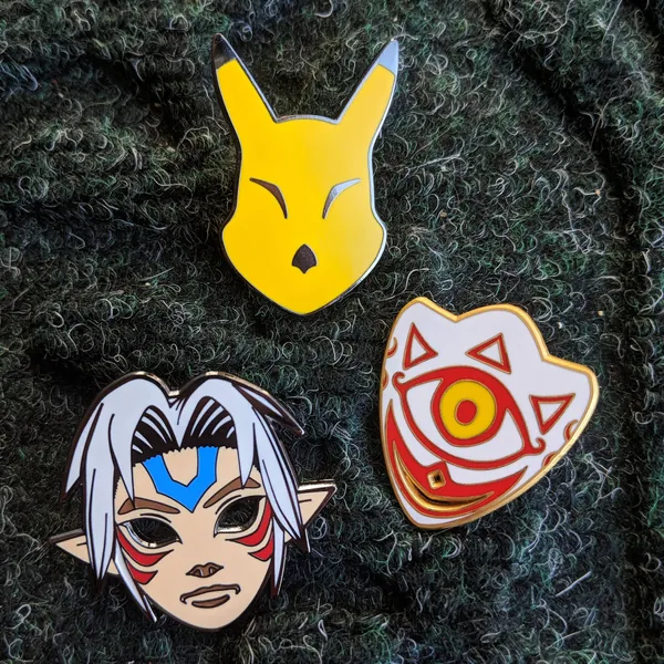 Majora's Mask Fierce Deity Pin