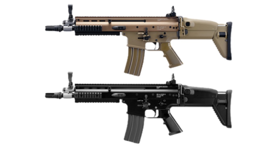 SCAR-L CQC Electric Blowback Rifle (fde/black)