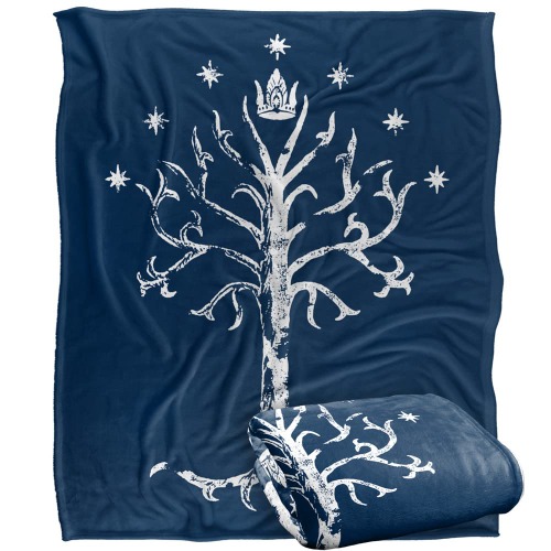 The Lord of The Rings Blanket, 50"x60" Tree of Gondor Silky Touch Super Soft Throw Blanket - 50" x 60"