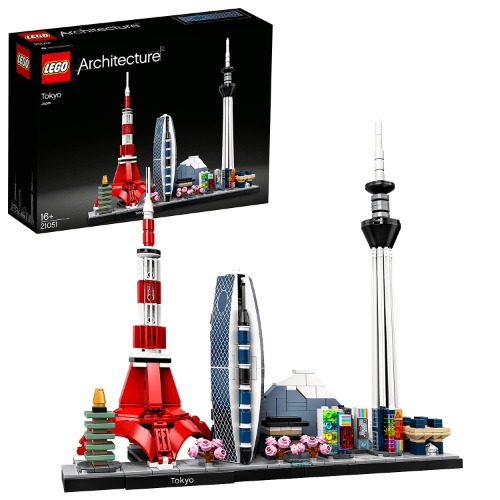 LEGO 21051 Architecture Tokio Skyline-Kollektion, Bausteine, Basteln für Kinder und Erwachsene, Bauset - Single