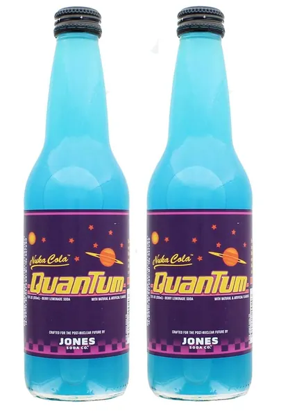 Jones Soda Fallout Nuka-Cola Quantum Official Berry Flavored Nuka-Cola Soda | Pack of 2 - 