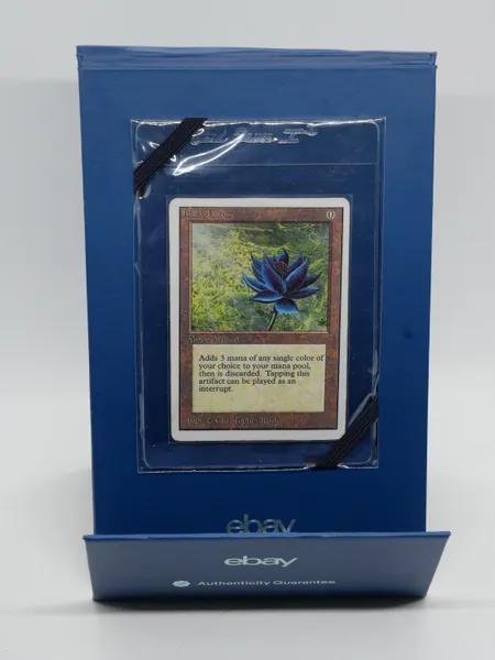 Incredible Magic The Gathering (MTG) Unlimited BLACK LOTUS!!! Light play condition