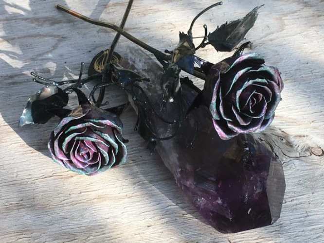 Long Stem Rose Shimmer Wine