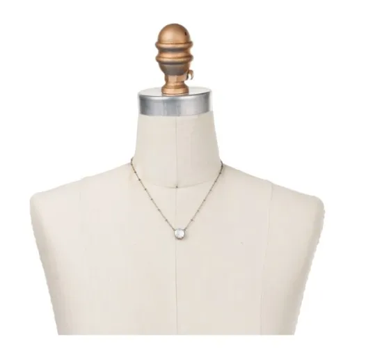 Isabella Pendant Necklace - Silver by Sorrelli