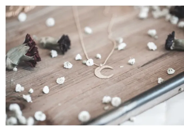 Wander Moon Necklace | Sterling Silver / 18"