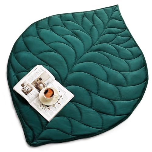 Kaisa Weighted Lap Blanket 5 lbs 41" x 53", Cozy Luxury Crystal Velvet Small Weighted Blanket for Adults, Portable Travel Weighted Blanket for Relaxation, All-Season Blanket, Machine Washable, Green - Green - 41"x53" 5 Pound