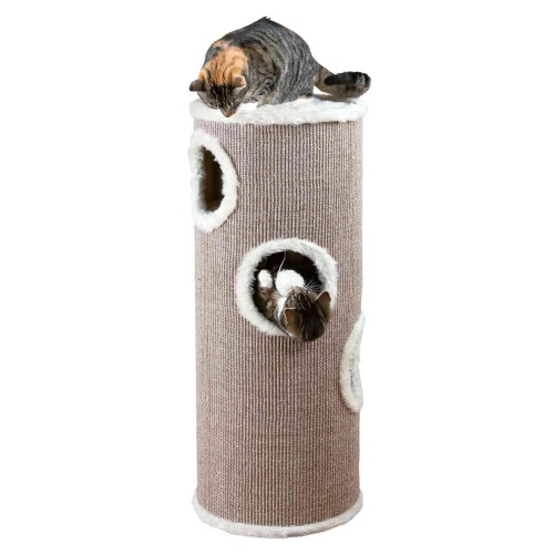 Trixie 4338 Cat Tower Edoardo, 100 cm, taupe/creme