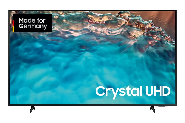 Samsung Crystal UHD BU8079 43 Zoll Fernseher (GU43BU8079UXZG, Deutsches Modell), HDR, Crystal Prozessor 4K, Dynamic Crystal Color [2022] - 43 Zoll